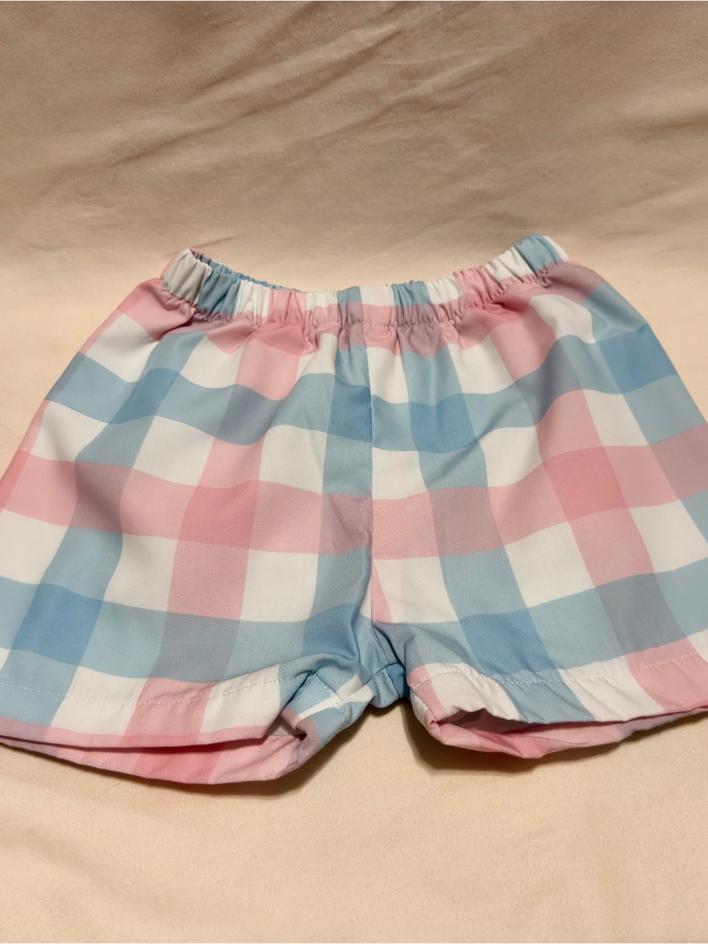 Cecil and Lou - Pink & Blue Gingham Shorts